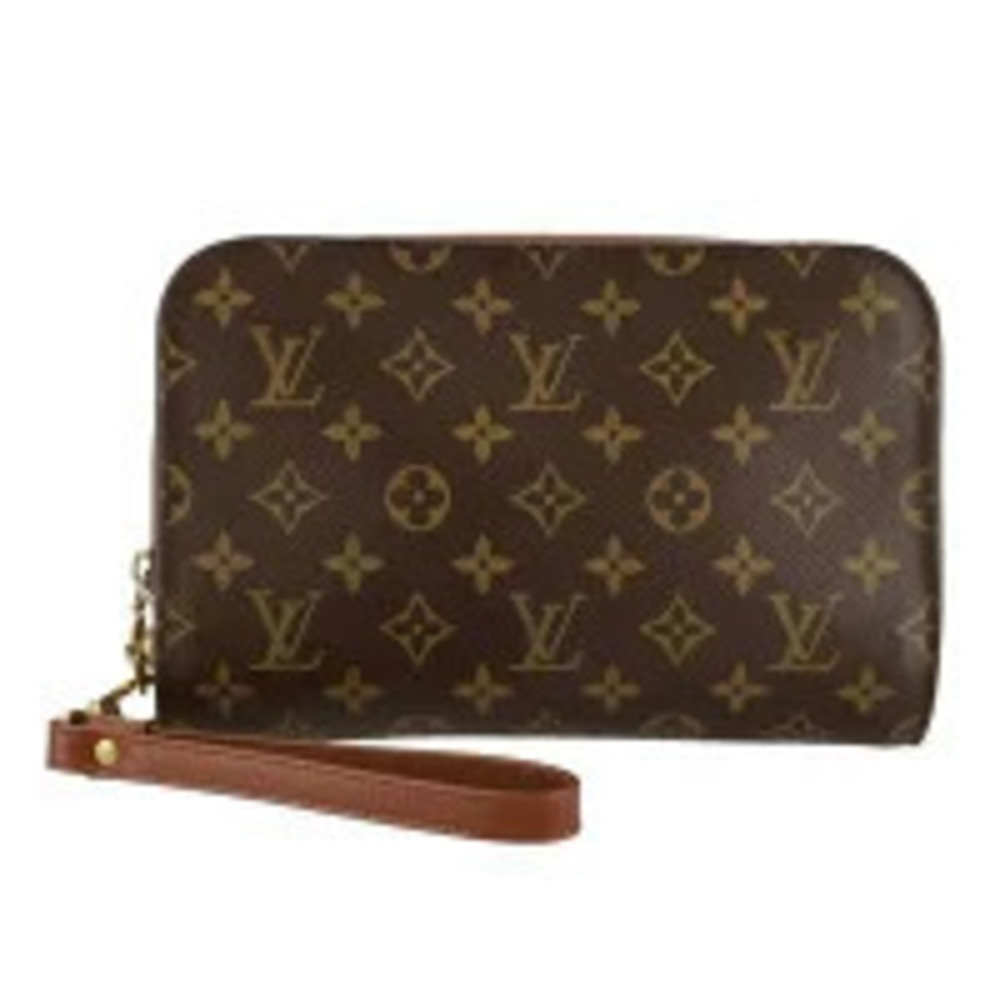 Louis Vuitton Orsay Monogram Canvas Leather Brown